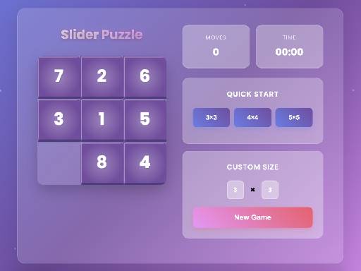Sliding Number Puzzle - Classic Brain Teaser